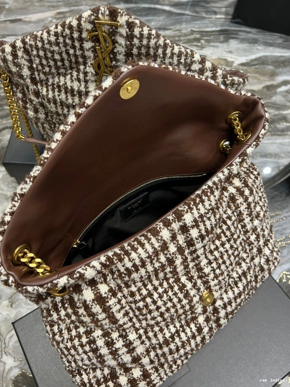 Repzbay REP YSL PUFFER CHAIN BAG MEDIUM 0809